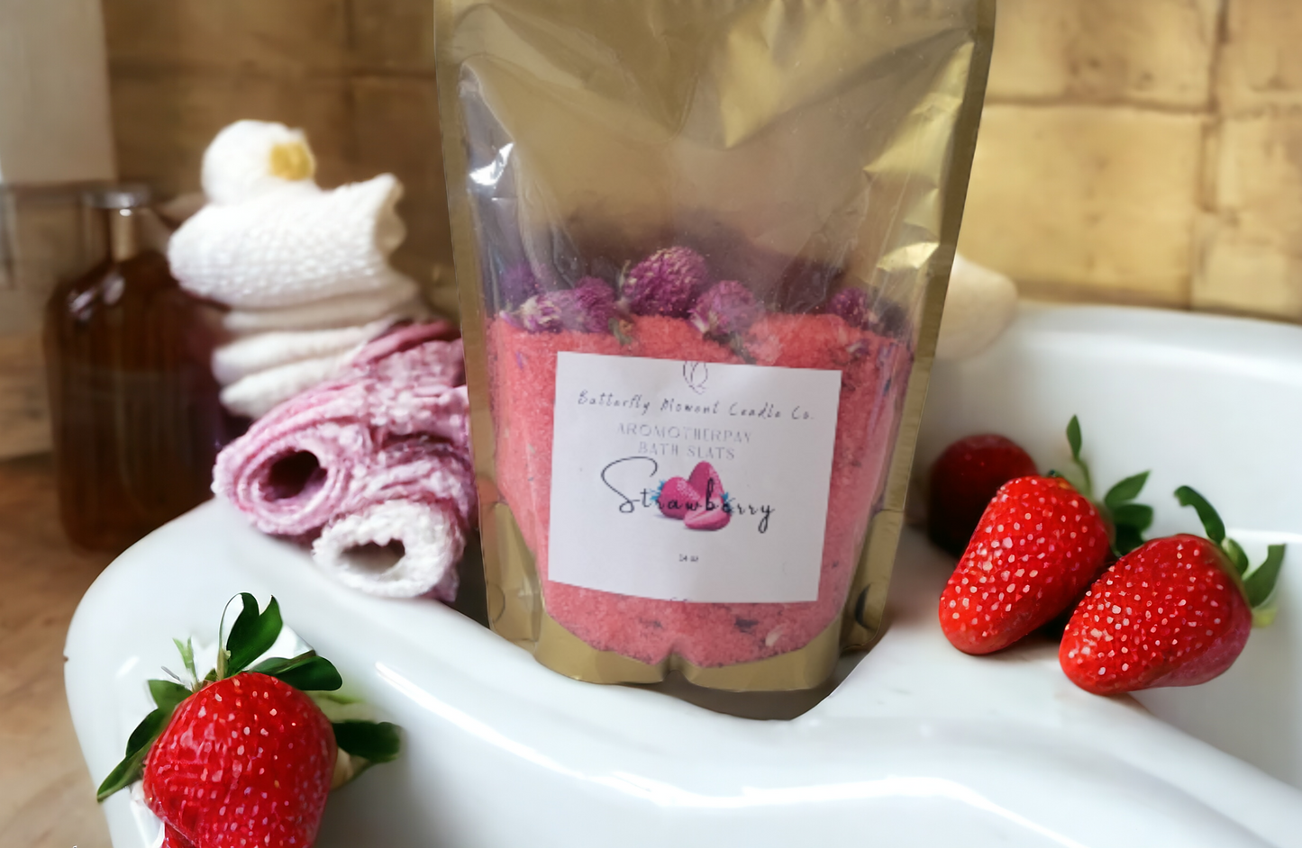 Aromatherapy Moisturize/Bubble Bath Salt 14oz